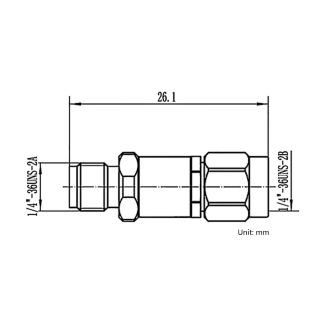 HS-2.92mmM To 3.5mmF Adapter (34G)_Web2